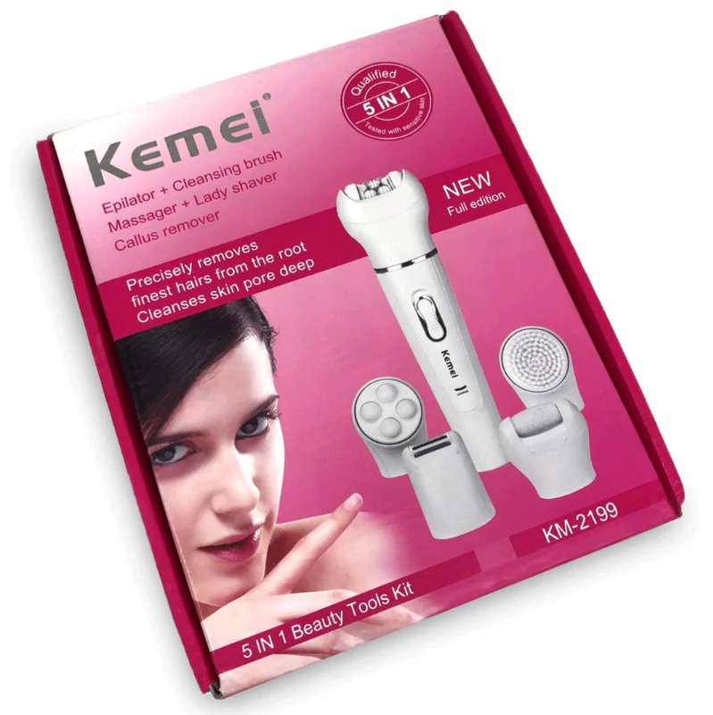 5-in-1 Beauty Tools | Kemei 5-in-1 Beauty Tools Kit
