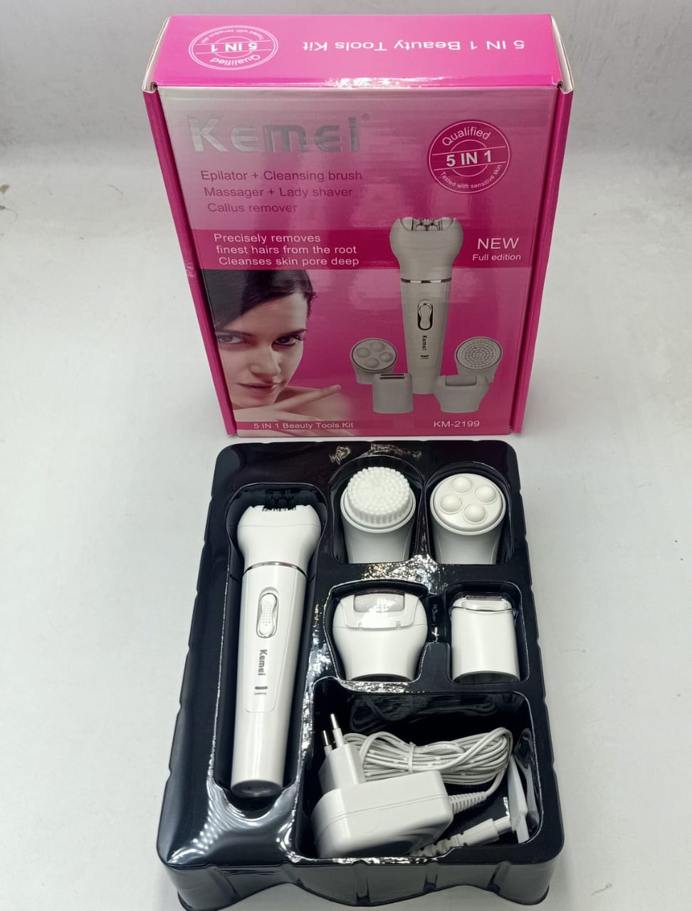 5-in-1 Beauty Tools | Kemei 5-in-1 Beauty Tools Kit