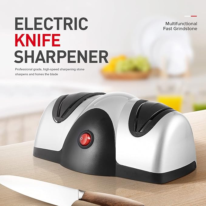 2-Stage Sharpening Electric Knife Sharpener