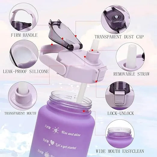 Gradient Water Bottle Set