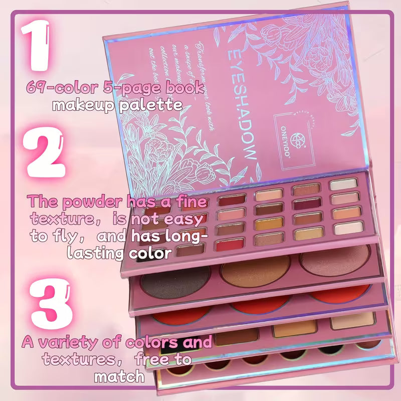 ONEYIOO - 5-in-1 Complete Makeup Palette