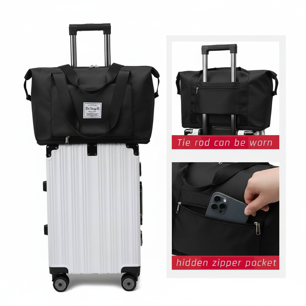 Travel Tote Bag Trolley Sleeve
